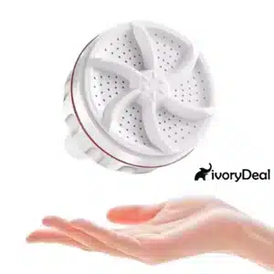 IvoryDeal Ultrasonique Mini Machine A Laver - Image Produit 03