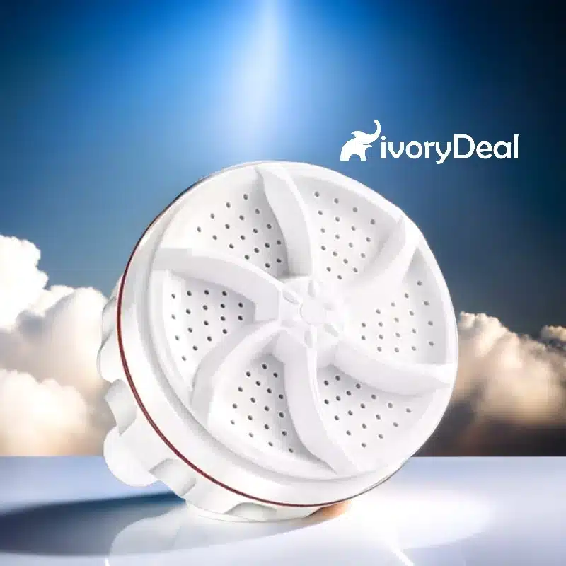 Ivorydeal Mini Machine a Laver Ultrasonique Portable 03 3